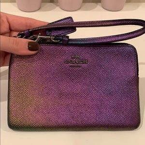Coach - Hologram Leather Wristlet